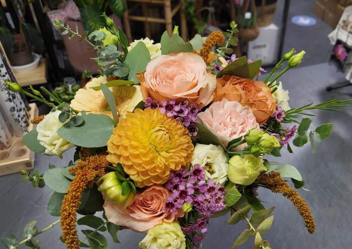 Commande de bouquet de fleurs Cognac