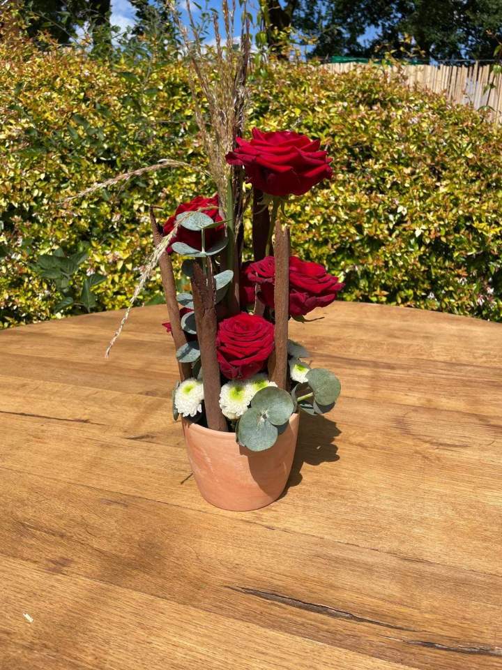 Composition florale Cognac