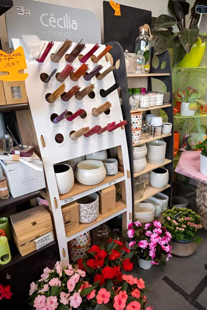 Des pots de fleurs Cognac