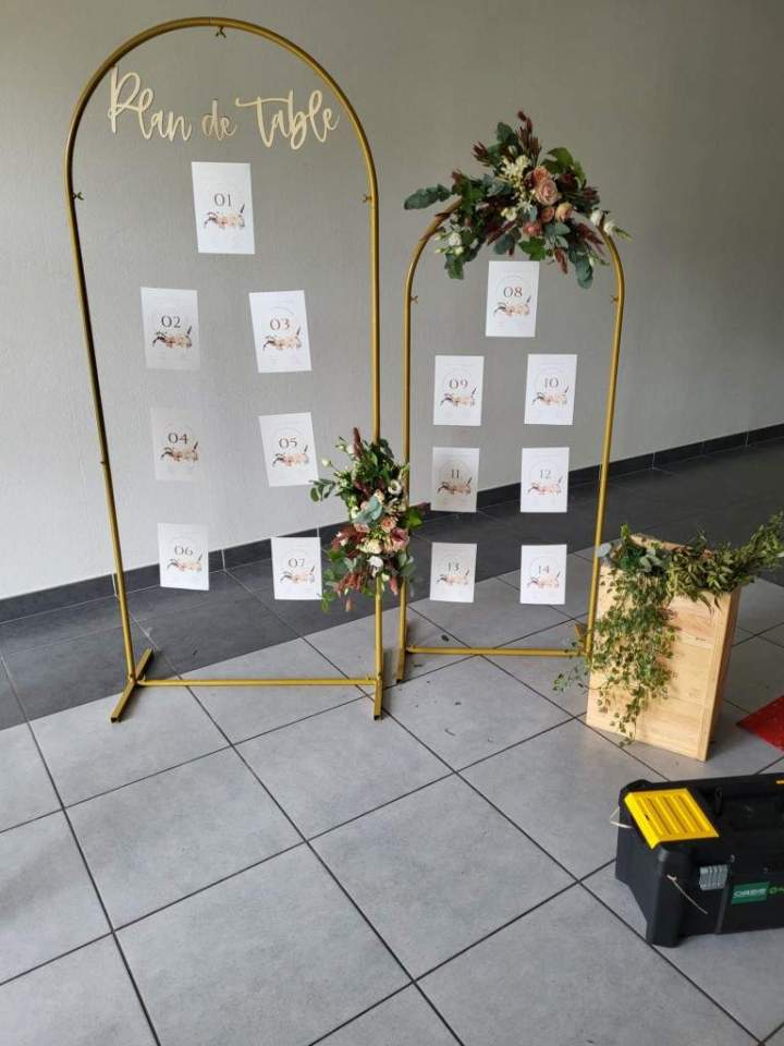 Plan de table des invités Cognac