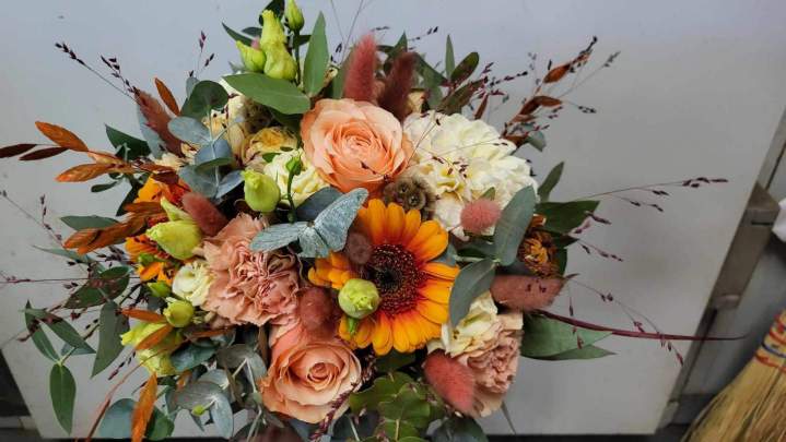 Un bouquet de mariage champêtre Cognac
